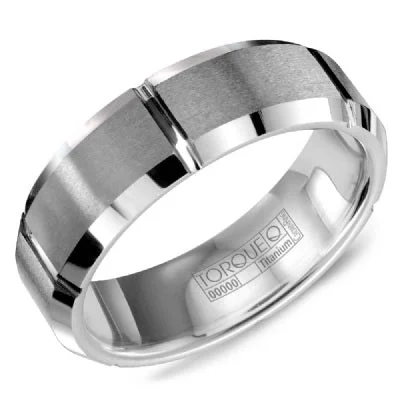 women's engagement rings cathedral setting -Men's Tungsten Carbide Grey Wedding Band