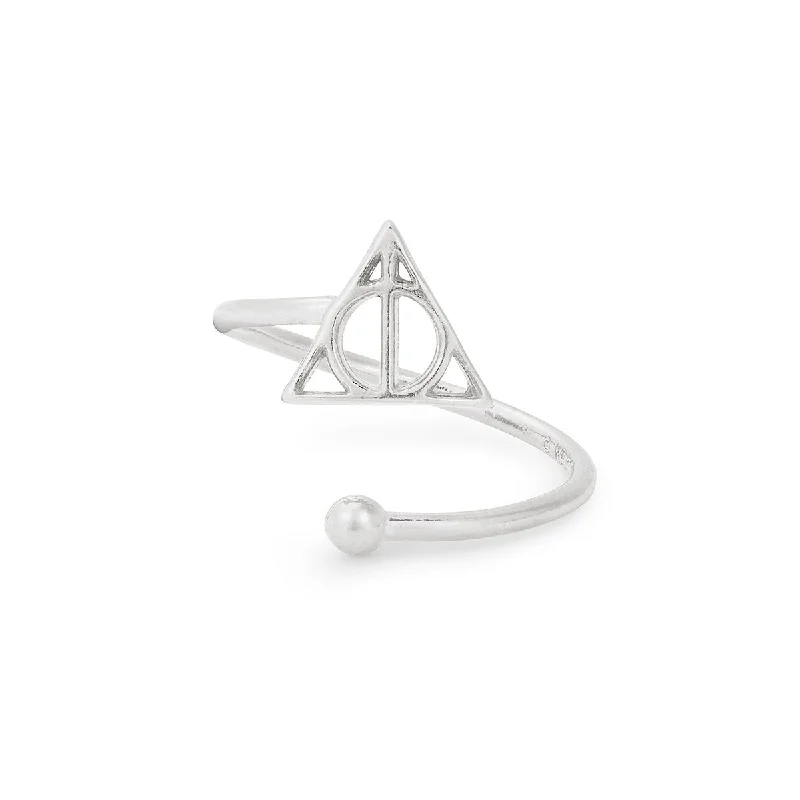 women's rings celestial theme -Harry Potter™ Deathly Hallows Ring Wrap