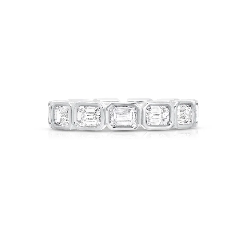 women's rings petite design -East West Nova Eternity Band