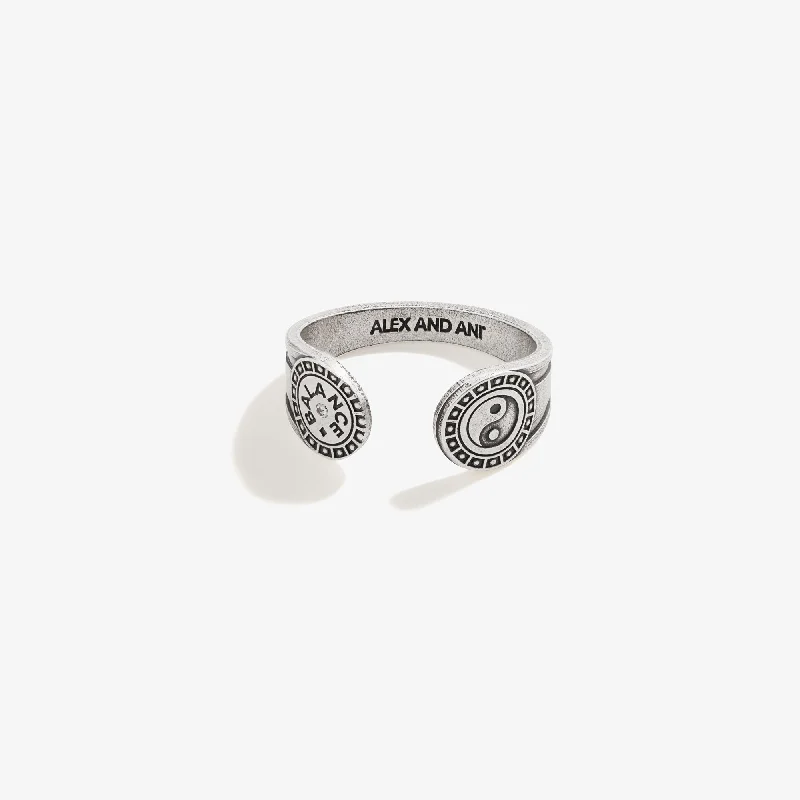 women's rings moon and stars -Balance Yin Yang Ring Wrap