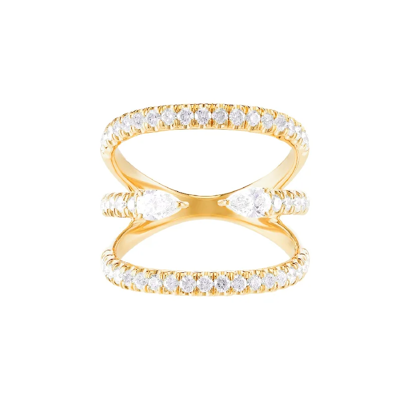 women's rings with diamond accents -Alpha Ring