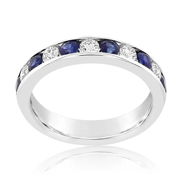 women's engagement rings rose gold -Sapphire & Diamond Ring