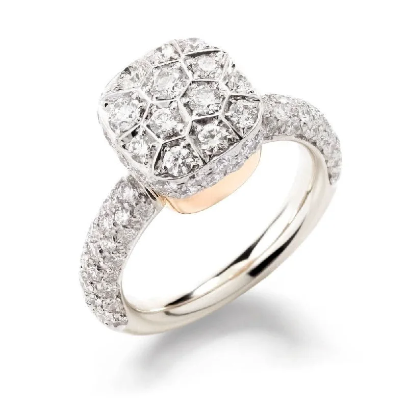 women's engagement rings high-end design -POMELLATO Nudo Diamond Ring