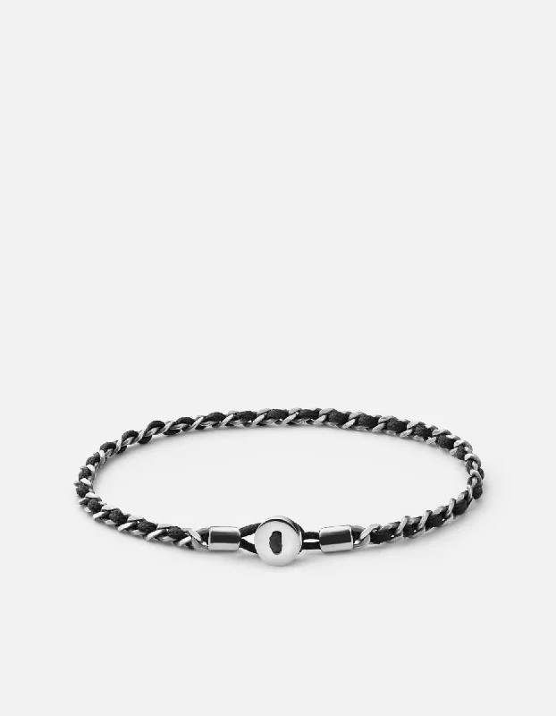 women's bracelets art deco -Nexus Link Bracelet, Sterling Silver