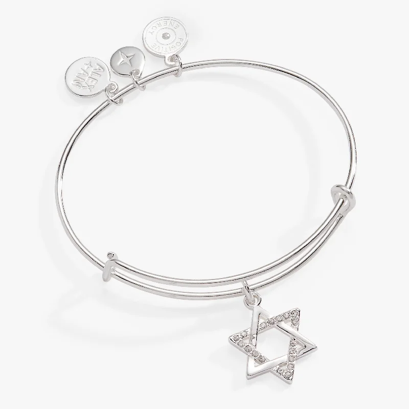 women's bracelets wedding jewelry -Star of David Bangle