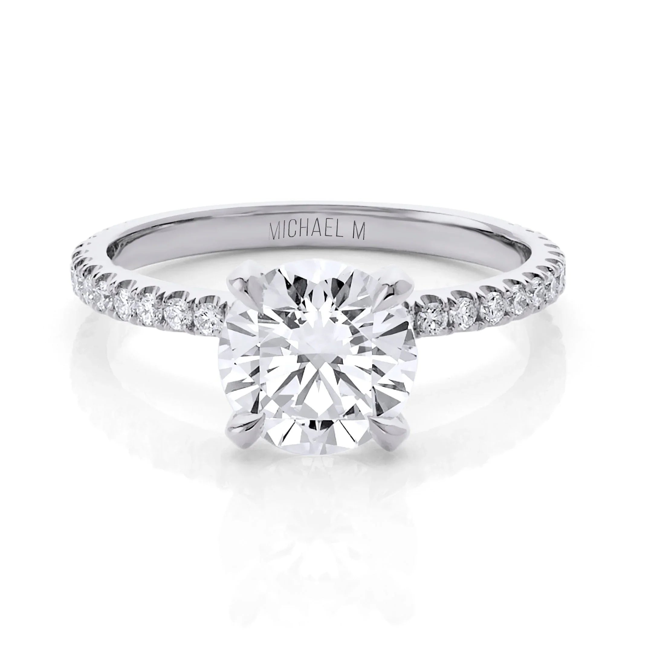 women's engagement rings radiant cut -0.34ctw Diamond Engagement Ring