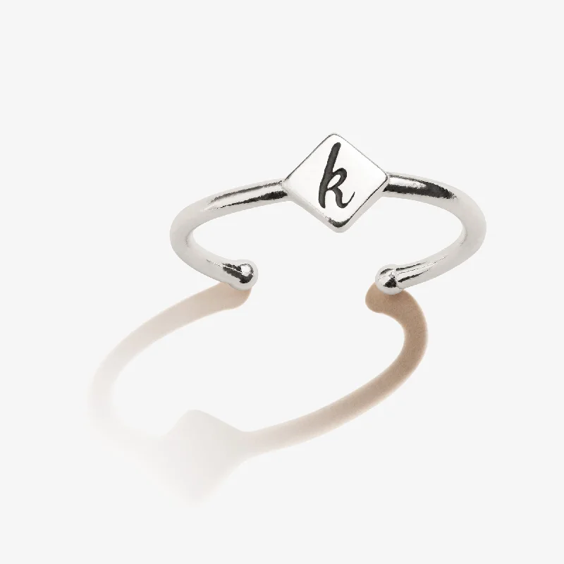 women's rings best seller -Initial K Ring