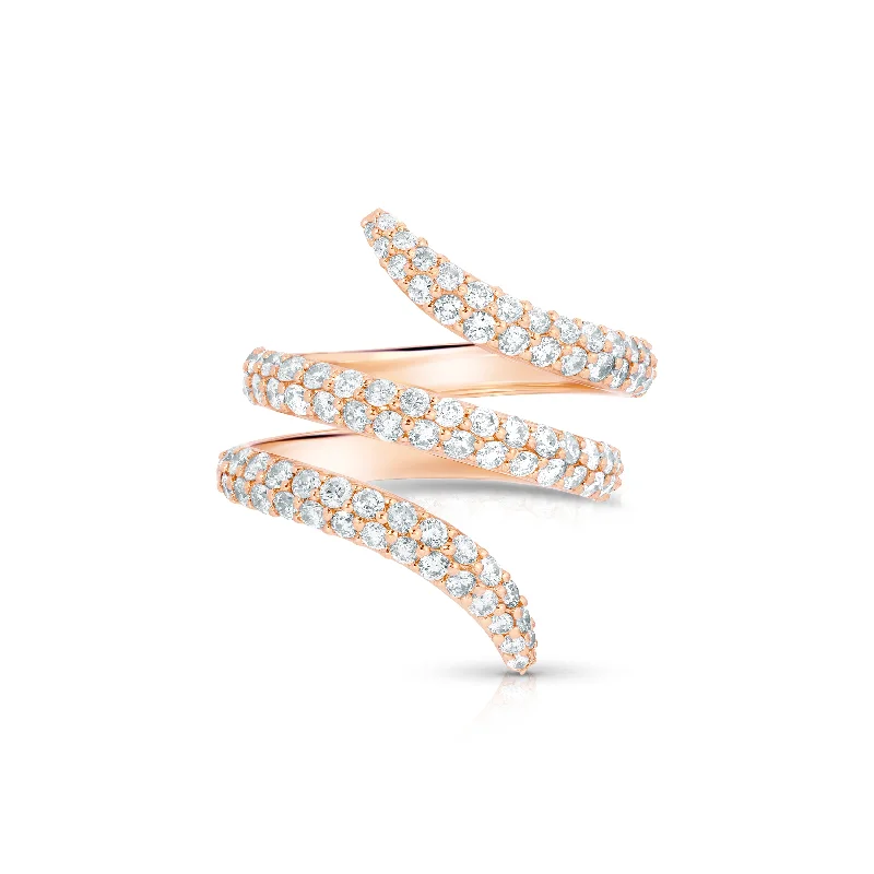 women's rings delicate band -Viper Coil Ring